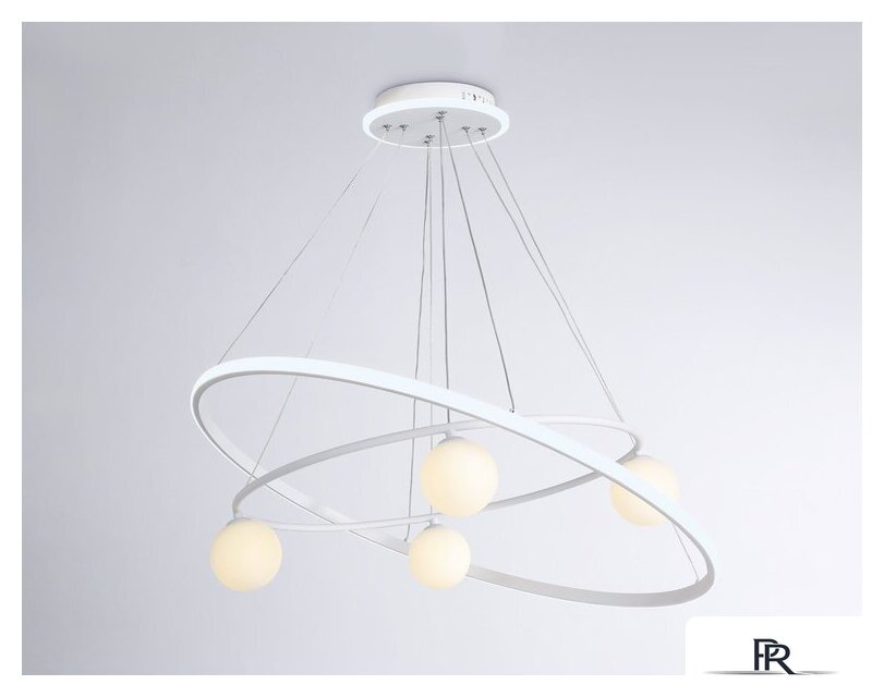 Подвесная люстра Ambrella light Comfort FL66326/1+4 WH (белый) - Изображение №4 — Интернет-магазин ПроЗаказ