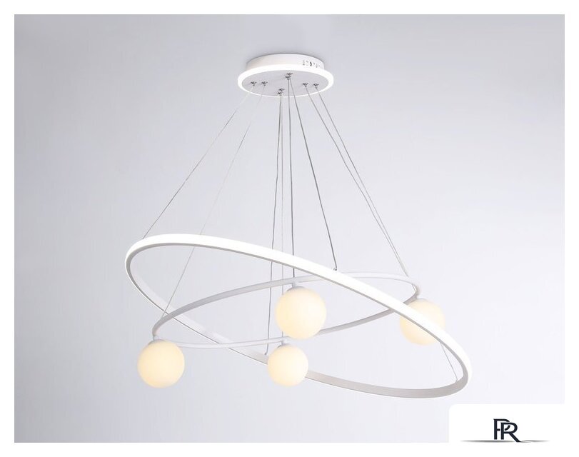 Подвесная люстра Ambrella light Comfort FL66326/1+4 WH (белый) - Изображение №2 — Интернет-магазин ПроЗаказ
