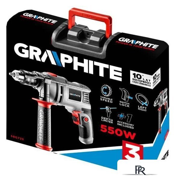 Ударная дрель GRAPHITE 58G725 - Изображение №8 — Интернет-магазин ПроЗаказ
