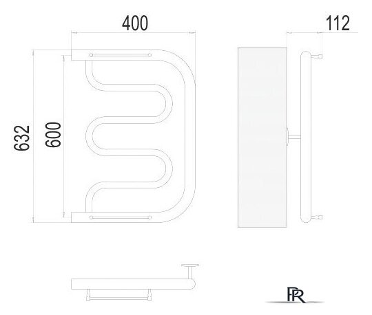 Полотенцесушитель TERMINUS Фокстрот 1