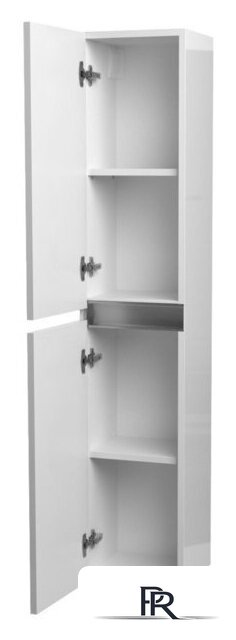  ЗОВ Шкаф-пенал для ванной Лира 150 LP150MW0MWGVA (белый глянец) - Изображение №2 — Интернет-магазин ПроЗаказ