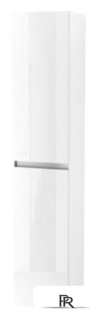  ЗОВ Шкаф-пенал для ванной Лира 150 LP150MW0MWGVA (белый глянец) - Изображение №1 — Интернет-магазин ПроЗаказ