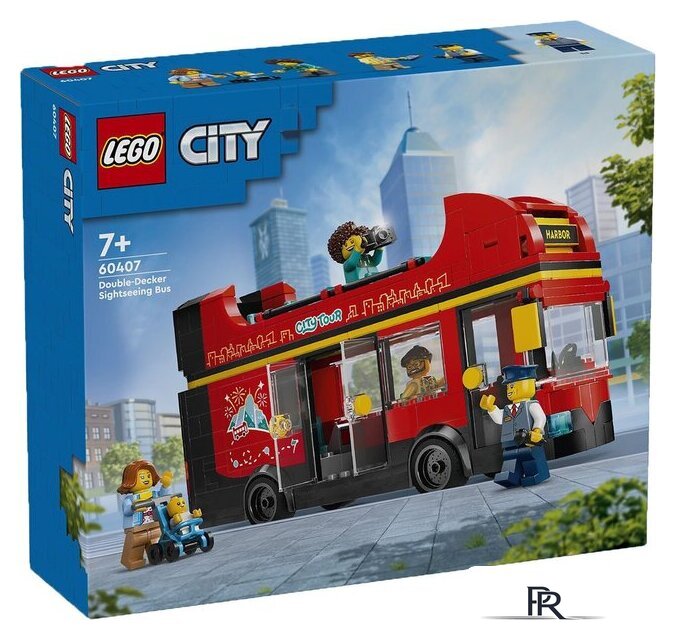 Конструктор LEGO City 60407 Красный двухэтажный экскурсионный автобус - Изображение №1 — Интернет-магазин ПроЗаказ