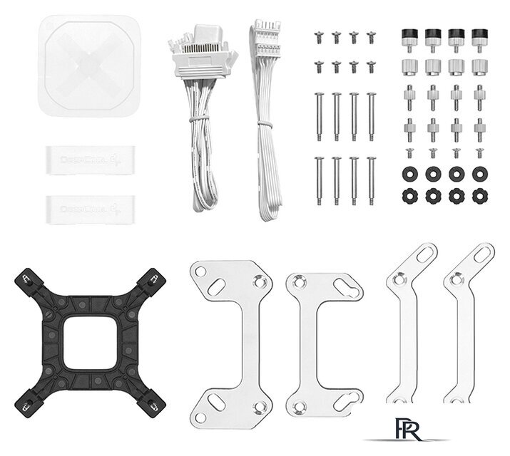 Система жидкостного охлаждения для процессора DeepCool LS520 WH R-LS520-WHAMNT-G-1 - Изображение №2 — Интернет-магазин ПроЗаказ