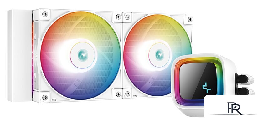 Система жидкостного охлаждения для процессора DeepCool LS520 WH R-LS520-WHAMNT-G-1 - Изображение №1 — Интернет-магазин ПроЗаказ