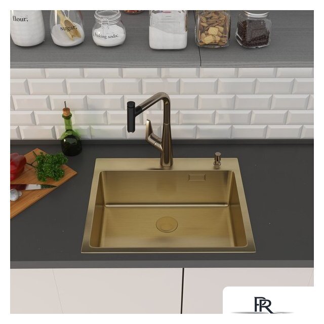 Кухонная мойка Roxen Simple 560220-60G - Изображение №3 — Интернет-магазин ПроЗаказ