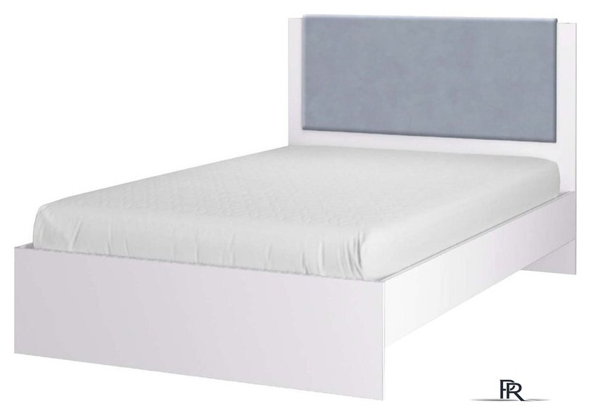 Кровать Аквилон Акцент №900М (белое сияние/веллюкс 49) - Изображение №3 — Интернет-магазин ПроЗаказ