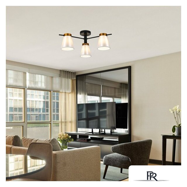 Люстра средней высоты Escada 120005/3R ES0000056 (Black/Gold) - Изображение №4 — Интернет-магазин ПроЗаказ