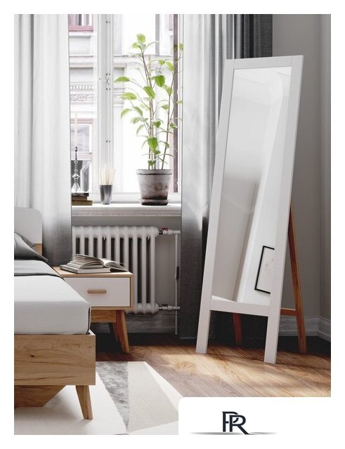 Кровать Мебельград Калгари 1600 (дуб натуральный светлый/белый матовый) - Изображение №6 — Интернет-магазин ПроЗаказ