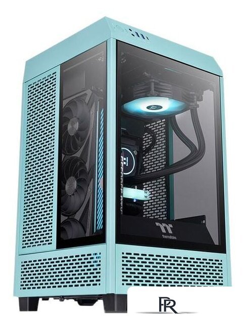 Корпус Thermaltake The Tower 100 Mini Turquoise CA-1R3-00SBWN-00 - Изображение №1 — Интернет-магазин ПроЗаказ