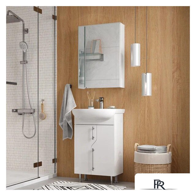  Volna Тумба с умывальником Bruno 50.2D Рива 50 (напольная) - Изображение №6 — Интернет-магазин ПроЗаказ