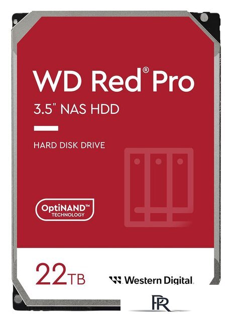 Жесткий диск WD Red Pro 22TB WD221KFGX - Изображение №1 — Интернет-магазин ПроЗаказ