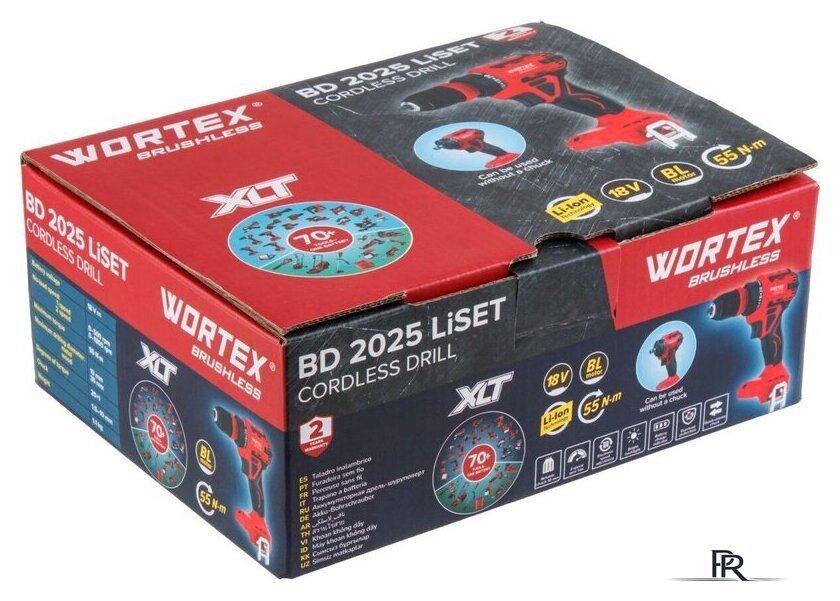 Дрель-шуруповерт Wortex BD 2025 LiSET ALL1 XLT Solo 1325842 (без АКБ) - Изображение №10 — Интернет-магазин ПроЗаказ