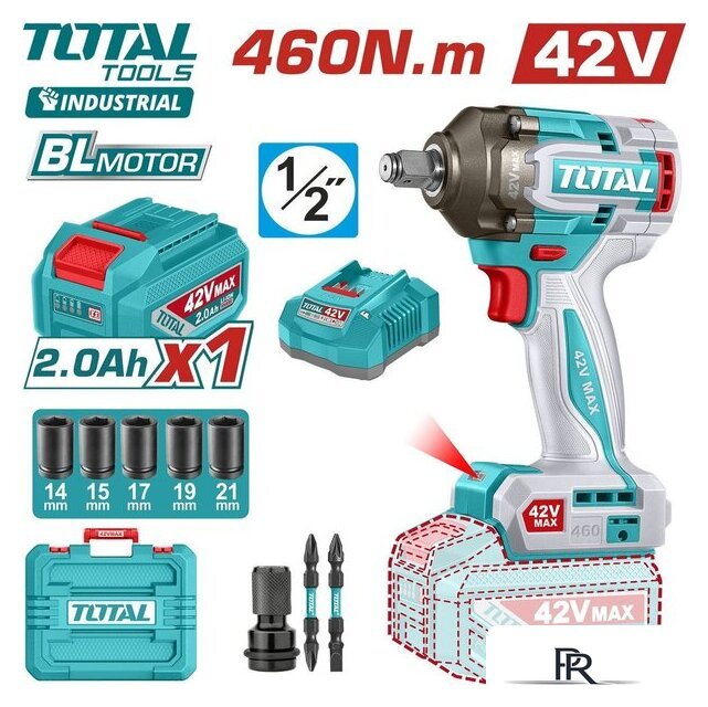 Гайковерт Total TIWLI42461 (с 1-им АКБ, кейс) - Изображение №1 — Интернет-магазин ПроЗаказ
