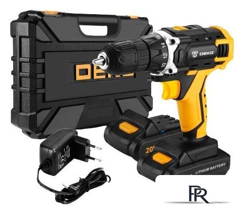 Дрель-шуруповерт Deko DKCD20FU-Li SET 63 063-4175 (с 2-мя АКБ, кейс) - Изображение №1 — Интернет-магазин ПроЗаказ