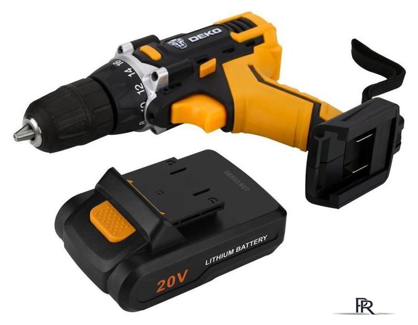 Дрель-шуруповерт Deko DKCD20FU-Li SET 63 063-4175 (с 2-мя АКБ, кейс) - Изображение №3 — Интернет-магазин ПроЗаказ