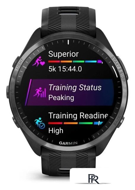 Умные часы Garmin Forerunner 965 (черный/серый) - Изображение №3 — Интернет-магазин ПроЗаказ