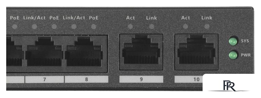 Управляемый коммутатор 2-го уровня Dahua DH-CS4010-8GT-110 - Изображение №4 — Интернет-магазин ПроЗаказ