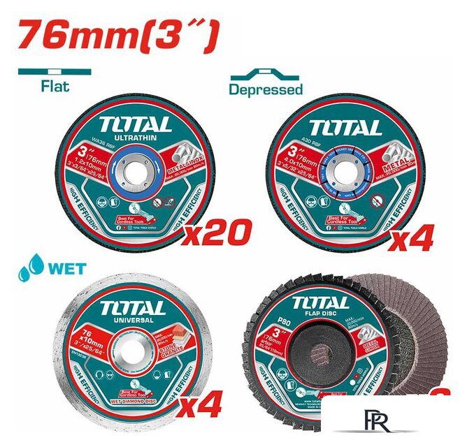 Набор отрезных дисков Total TAC97630 - Изображение №1 — Интернет-магазин ПроЗаказ