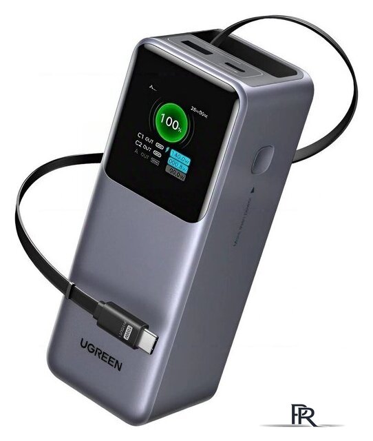Внешний аккумулятор Ugreen PB726 95670B 20000mAh (серый) - Изображение №5 — Интернет-магазин ПроЗаказ