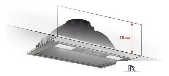 Кухонная вытяжка Elikor Pandora 52П-450 КВ 231044 (серый) - Изображение №2 — Интернет-магазин ПроЗаказ