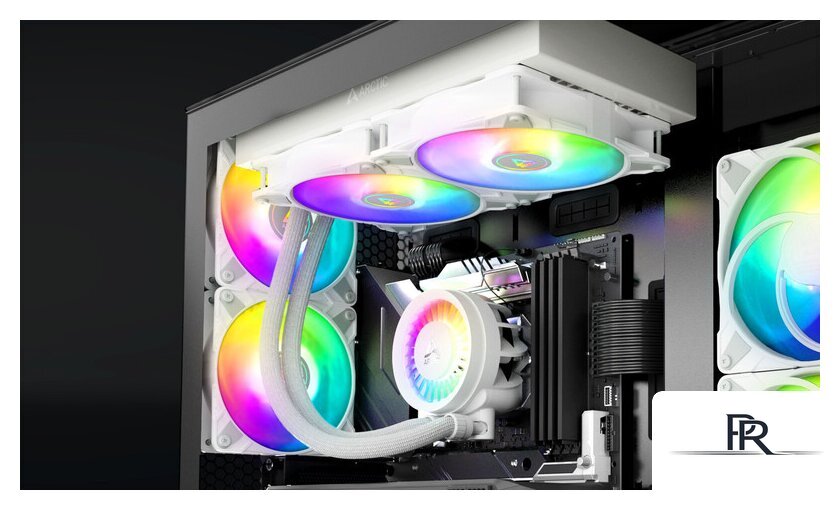 Система жидкостного охлаждения для процессора Arctic Liquid Freezer III 280 A-RGB White ACFRE00151A - Изображение №11 — Интернет-магазин ПроЗаказ