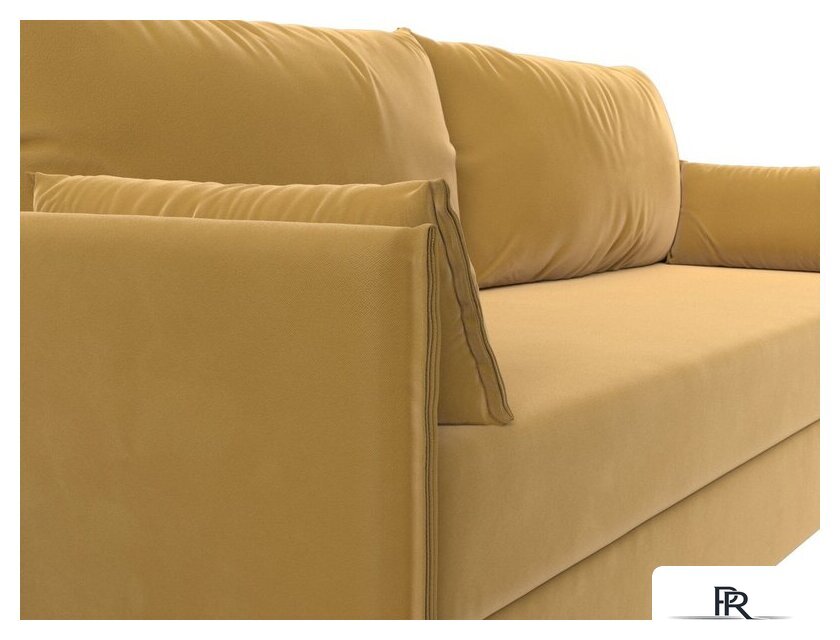 Диван Лига диванов Сайгон 348 (микровельвет желтый) - Изображение №8 — Интернет-магазин ПроЗаказ