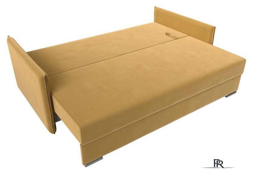 Диван Лига диванов Сайгон 348 (микровельвет желтый) - Изображение №6 — Интернет-магазин ПроЗаказ