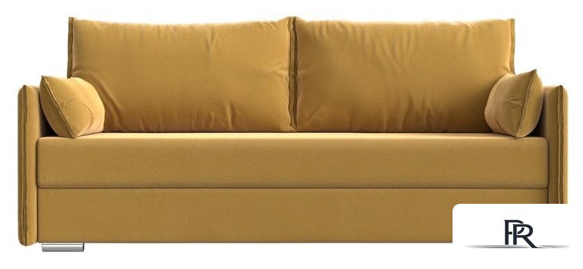 Диван Лига диванов Сайгон 348 (микровельвет желтый) - Изображение №3 — Интернет-магазин ПроЗаказ