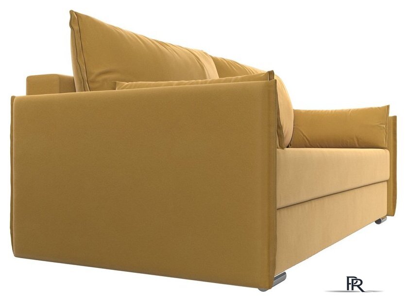 Диван Лига диванов Сайгон 348 (микровельвет желтый) - Изображение №2 — Интернет-магазин ПроЗаказ