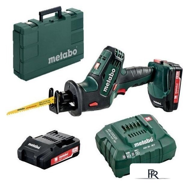 Сабельная пила Metabo SSE 18 LTX Compact 602266500 (с 2-мя АКБ 2 Ач, кейс) - Изображение №1 — Интернет-магазин ПроЗаказ