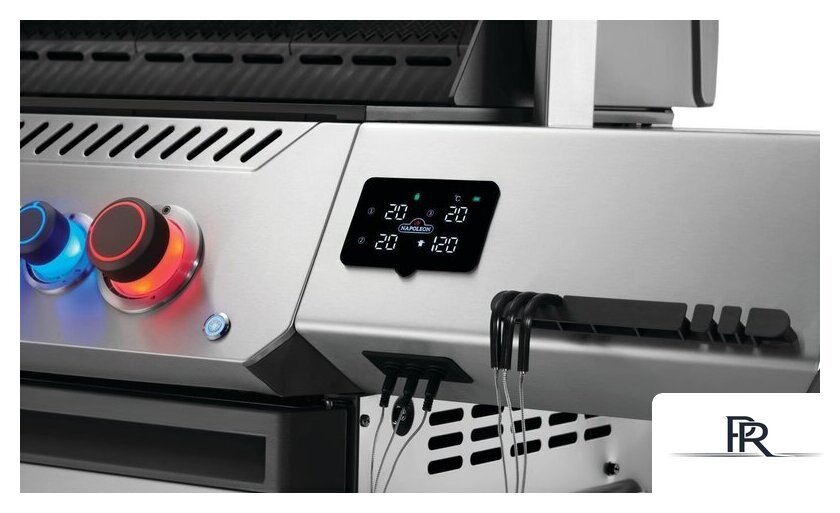 Газовый гриль для дачи Napoleon Prestige 500 Connected RSIB P500VXRSIBPSS-PL - Изображение №9 — Интернет-магазин ПроЗаказ
