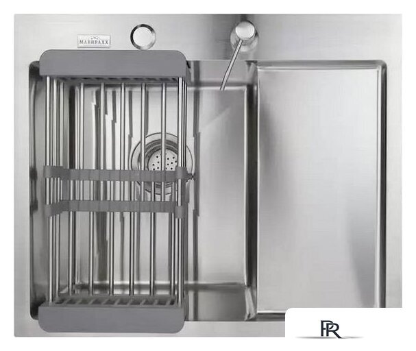 Кухонная мойка MARRBAXX C5848L-R (стальной/нержавеющая сталь) - Изображение №1 — Интернет-магазин ПроЗаказ