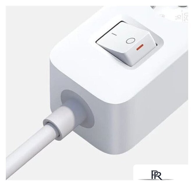 Удлинитель Xiaomi Mi Power Strip 20W 2C1A XMCXB01EU (USB Type-A + 2 USB Type-C, белый, международная версия) - Изображение №6 — Интернет-магазин ПроЗаказ