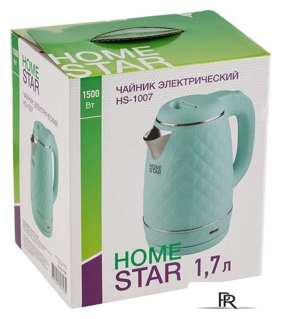 Электрический чайник HomeStar HS-1007 (зеленый) - Изображение №4 — Интернет-магазин ПроЗаказ