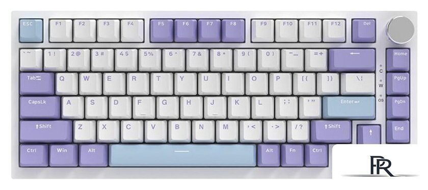Клавиатура Ajazz AK820 Max (фиолетовый/белый/синий, Magnetic Switches) - Изображение №1 — Интернет-магазин ПроЗаказ