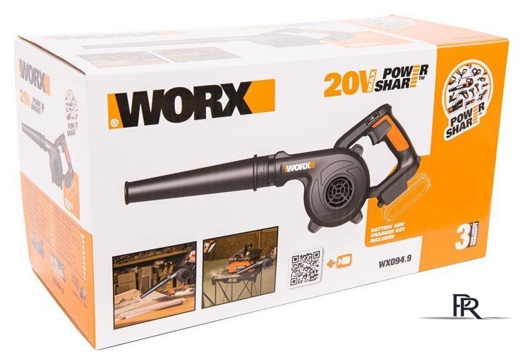 Ручная воздуходувка Worx WX094.9 (без АКБ) - Изображение №3 — Интернет-магазин ПроЗаказ