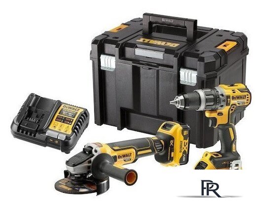 DeWalt DCK2080P2T (шуруповерт, болгарка, 2 АКБ, кейс) - Изображение №1 — Интернет-магазин ПроЗаказ