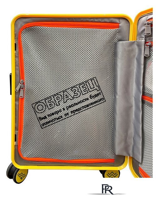 Чемодан DoubleW 005# (M, белый) - Изображение №6 — Интернет-магазин ПроЗаказ