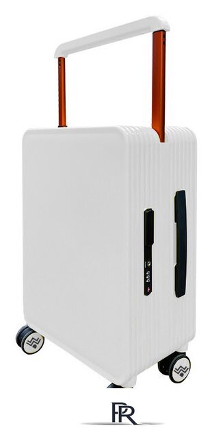 Чемодан DoubleW 005# (M, белый) - Изображение №4 — Интернет-магазин ПроЗаказ
