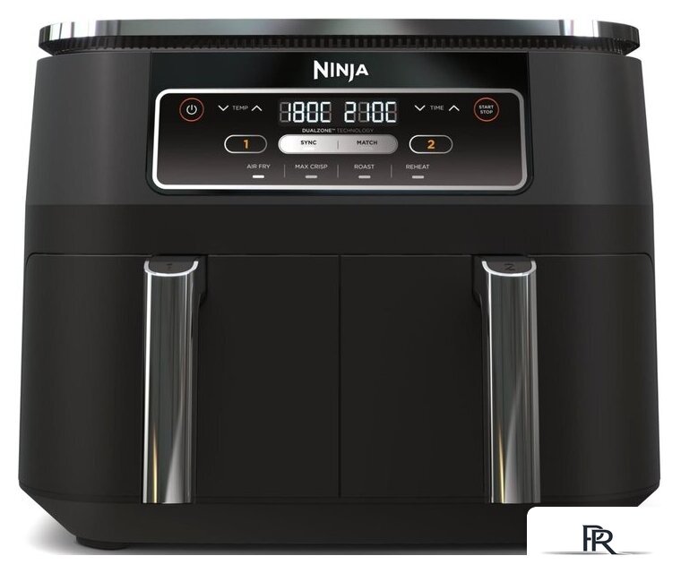 Аэрогриль (аэрофритюрница) Ninja Foodi 4-in-1 Dual Zone AF200EU - Изображение №1 — Интернет-магазин ПроЗаказ