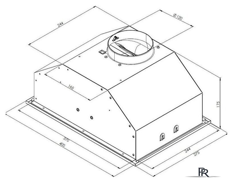 Кухонная вытяжка Krona Kate 400 White PB КА-00011835 - Изображение №10 — Интернет-магазин ПроЗаказ