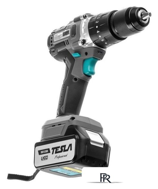 Дрель-шуруповерт Tesla TCD18HD 840374 (с 2-мя АКБ, кейс) - Изображение №4 — Интернет-магазин ПроЗаказ