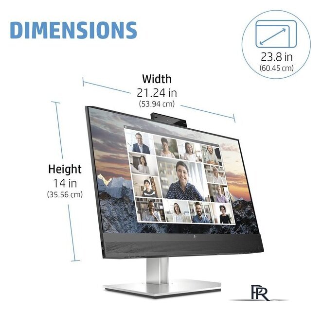 Монитор HP E24m G4 40Z32AA - Изображение №10 — Интернет-магазин ПроЗаказ