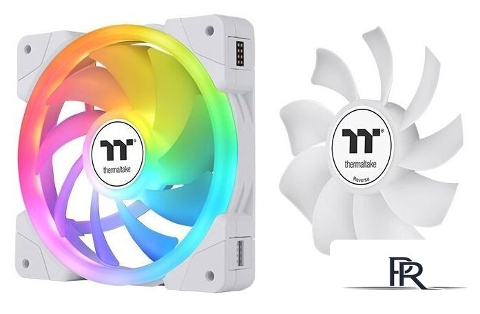 Комплект вентиляторов для корпуса Thermaltake Swafan EX14 ARGB White TT Premium Edition 3-Fan Pack CL-F170-PL14SW-A - Изображение №5 — Интернет-магазин ПроЗаказ