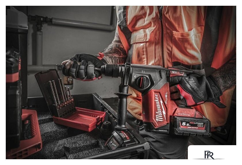 Перфоратор Milwaukee M18 FUEL M18ONEFHX-0X 4933478503 (без АКБ, кейс) - Изображение №14 — Интернет-магазин ПроЗаказ