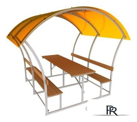 Беседка Импласт Астра 2.9x1.7м / 40x20мм - Изображение №1 — Интернет-магазин ПроЗаказ