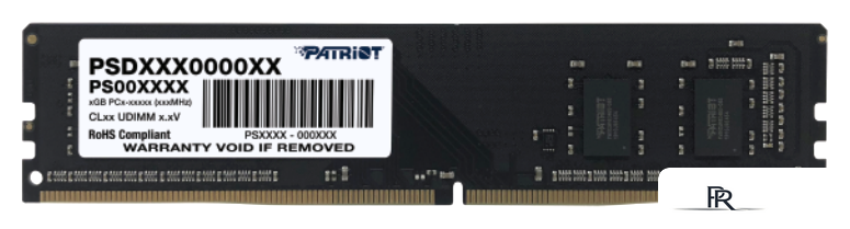 Оперативная память Patriot Signature Line 8ГБ DDR4 2666 МГц PSD48G26662 - Изображение №1 — Интернет-магазин ПроЗаказ