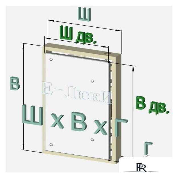 Люк Eluki Премиум 3DУ (70x80) - Изображение №2 — Интернет-магазин ПроЗаказ