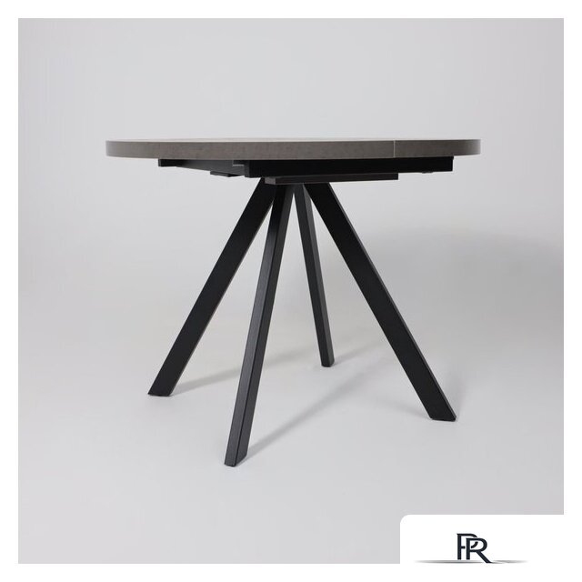 Кухонный стол Мамадома Rondo M-100 раздвижной 100-135 (дымчатая керамика/черный) - Изображение №15 — Интернет-магазин ПроЗаказ